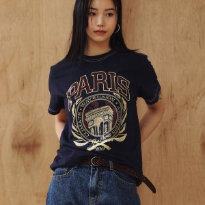[웨이브유니온] Paris T-shirt navy