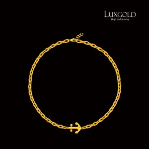 [LUXGOLD]24K 럭키닻 체인 목걸이