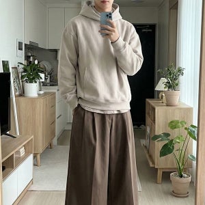 유니클로 C 코튼 큐롯 팬츠 남녀공용 보통기장 짧은기장 486327 483042