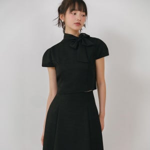 [가니송] Bridal Noir Tweed Two-piece_black