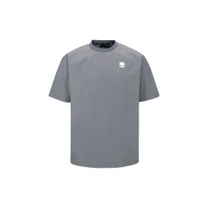 [하이드로겐] 남성 로고 우븐 반팔 라운드