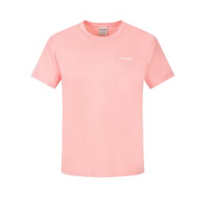 [디스커버리 익스페디션] 여성 로고포인트 러닝 티셔츠 (L.Peach) DWRSR4063-PCL