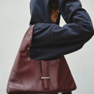 [씨타] Latent Hobo Bag_CTA942(Burgundy) CTA942