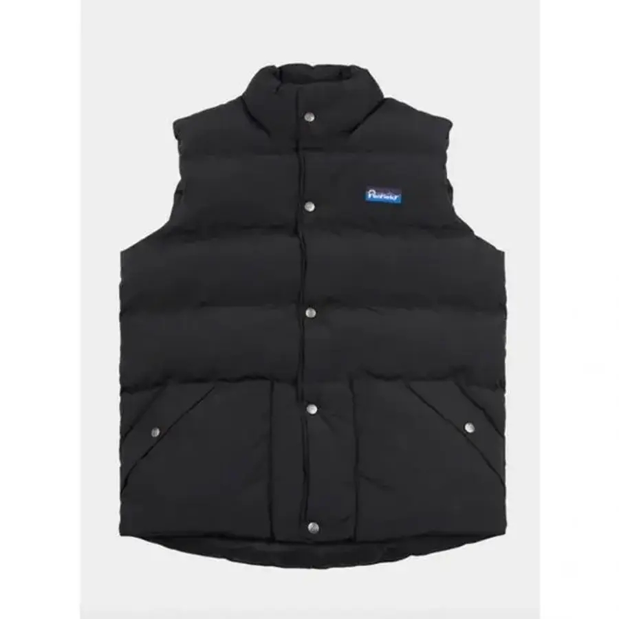 [Penfield] 펜필드 남성 아웃백 조끼 검정 60/40 면-나일론 방수 알트 다운 재킷