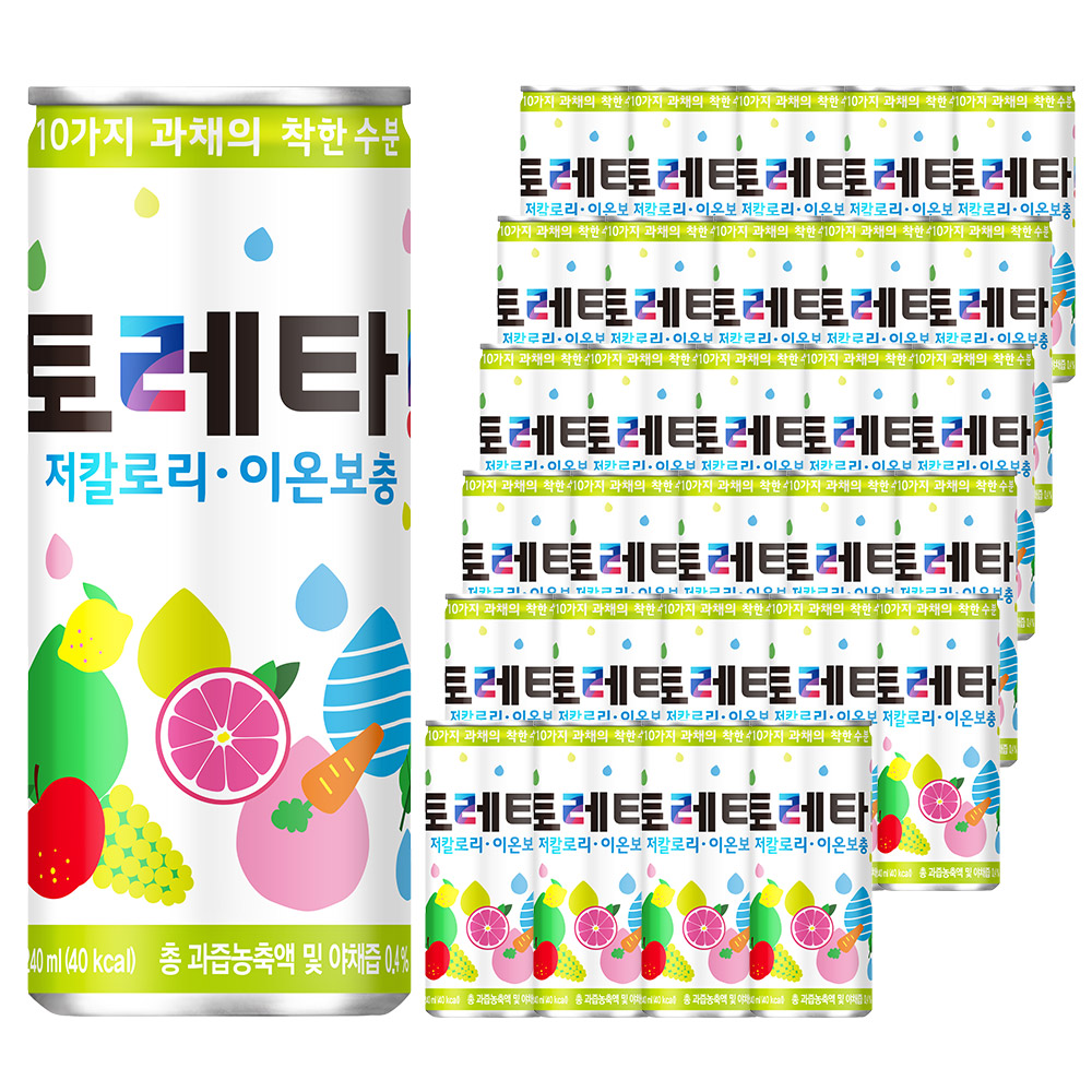 토레타 수분 보충 이온음료 저칼로리 과채음료