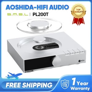 SMSL PL200T 고해상도 CD 플레이어 MQA-CD DSD512 클럭 입력 P.A.S.S 서보 시스템 USB 입력 지원 I2S AES/EBU 광 동축 출력