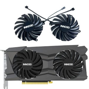 2개/대 CF-12910S 4PIN 0.35A RTX 3050, 3060TI 트윈 x2 GPU 팬, INNO3D RTX 3050, 3060Ti, 3070 트윈 x2 Oc 비디오 카