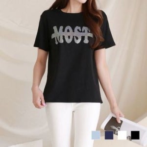 이거다이거 JL22WY80 1286 홀로그램프린트반팔티