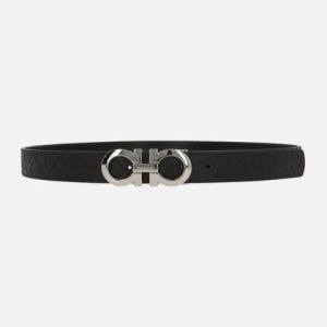 페라가모 블랙 리버서블 남성 벨트 사이즈 724127 허리띠 FERRAGAMO Gancini reversible belt in leather 152353932