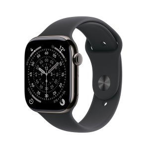[롯데백화점] Apple [매장 픽업] 애플워치11 셀룰러 46mm 슬레이트 티타늄, 블랙 스포츠 밴드 LE1221058002