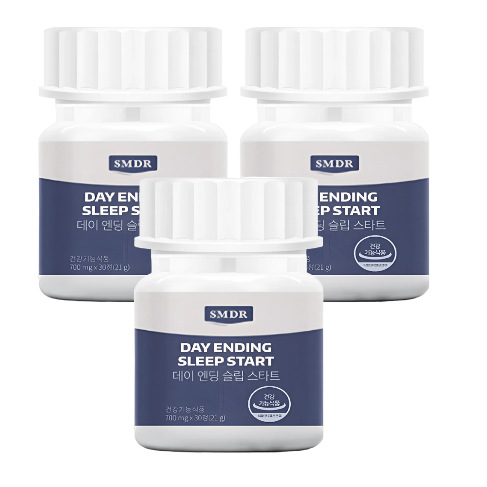 SMDR <b>바이오메스턴</b> SMDR 데이 엔딩 슬립 스타트 700mg x 30정 3박스