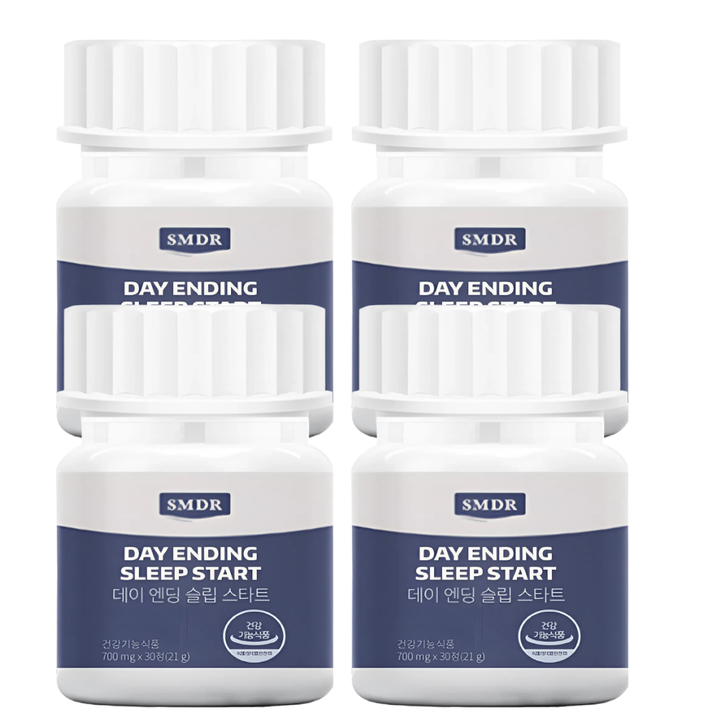 SMDR <b>바이오메스턴</b> SMDR 데이 엔딩 슬립 스타트 700mg x 30정 4박스