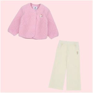 프랜치켓 여아겨울상하세트 핑크 뽀글이 JK 바지 팬츠 하의Q55DDK071 Q55DDP160 4499281