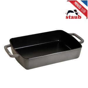 스타우브 [롯데백화점]스몰 베이커 무쇠주물 그릴팬 30cm 그레이 (ST303018)