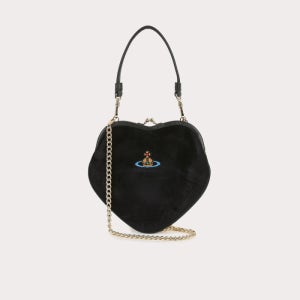 비비안웨스트우드 [롯데백화점] 벨벳 하트 프레임 숄더백 (VPTCBA0006)