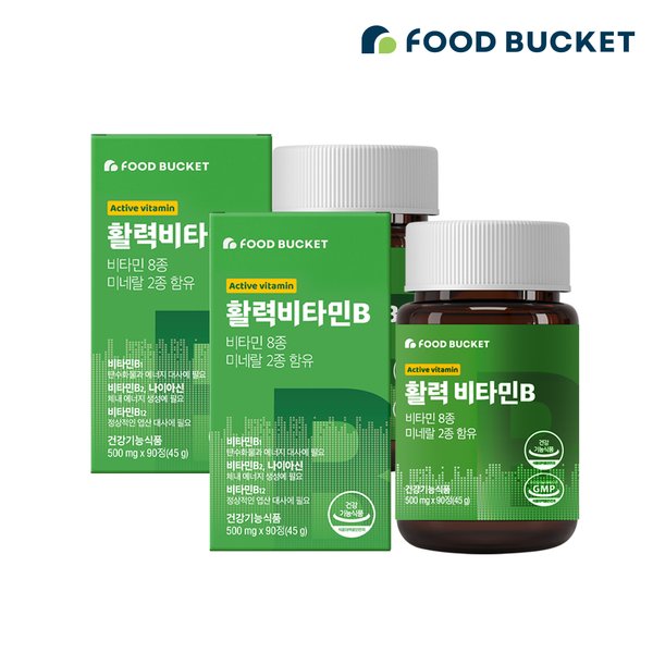 <b>푸드버킷</b> 활력<b>비타민</b>B 컴플렉스 비오틴 2박스