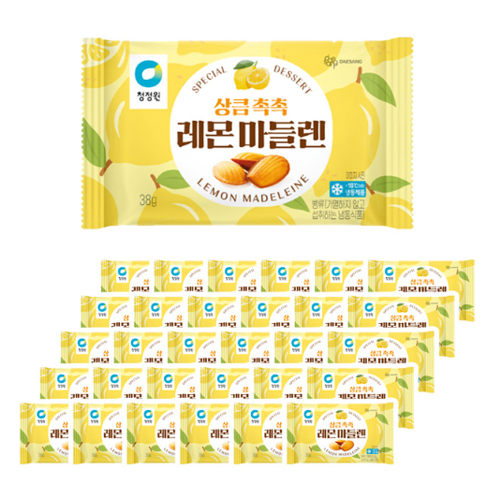 청정원 상큼촉촉 레몬마들렌