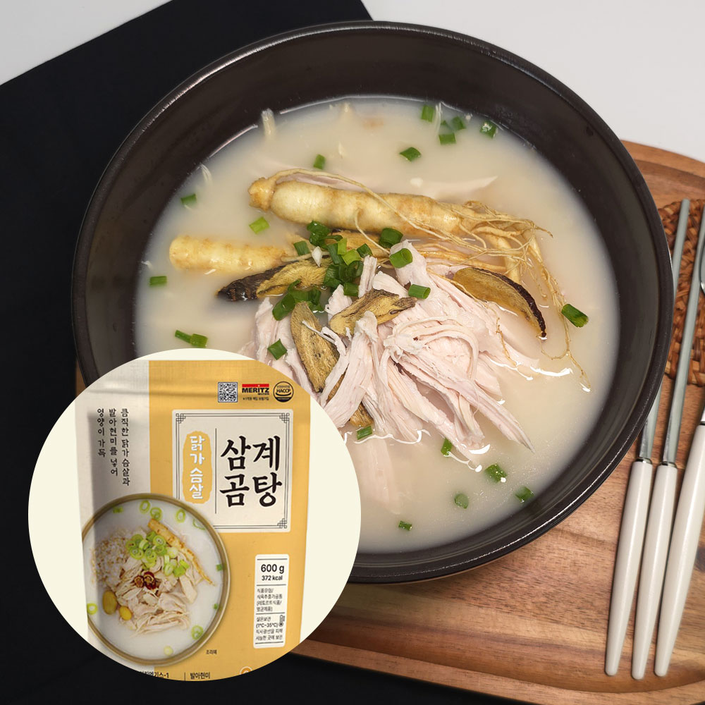 Seonbong Sikpum Seonbong Chicken Breast Samgyegomtang 600g, 2 Count