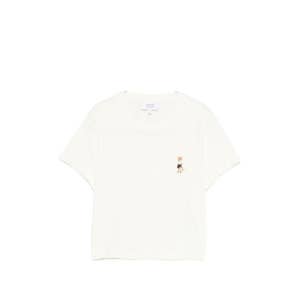 메종키츠네 여성 화이트 반팔 티셔츠 QW00113 KJ70260443