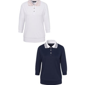 힐크릭 여성골프티셔츠 헨리7부소매TS 모다아울렛 순천점