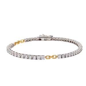[비긴스] [실버925] BB ANKER CHAIN TENNIS BRACELET