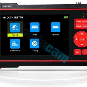 HD-2950 CCTV 카메라 테스터 8MP TVI CVI AHD CVBS 아날로그 카메라 테스터 PTZ 제어 오디오 테스트 12V 전원 출력의 5인치 HDMI 및 VGA