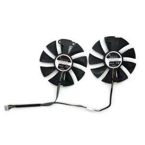 레드 데빌 GPU 쿨러 냉각 선풍기, 파워컬러 라데온 레드 드래곤 AX RX 480 470 580 비디오 카드용, 교체용 RX470 RX480 RX580