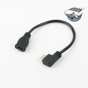 고급형 연장 젠더 30cm 좌측 회전 케이블 hdmi젠더 스마트폰hdmi케이블 dvitohdmi dp케이블