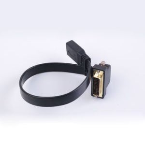 Coms HDMI 젠더 F to DVI M 25cm 하향 꺾임 hdmi젠더 스마트폰hdmi케이블 dvitohdmi dp케이블
