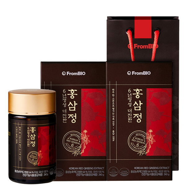 <b>프롬바이오</b> (현대Hmall)쇼핑백포함 이병헌의 국내산 6년정성 더진한 <b>홍삼</b>정 240g 2병