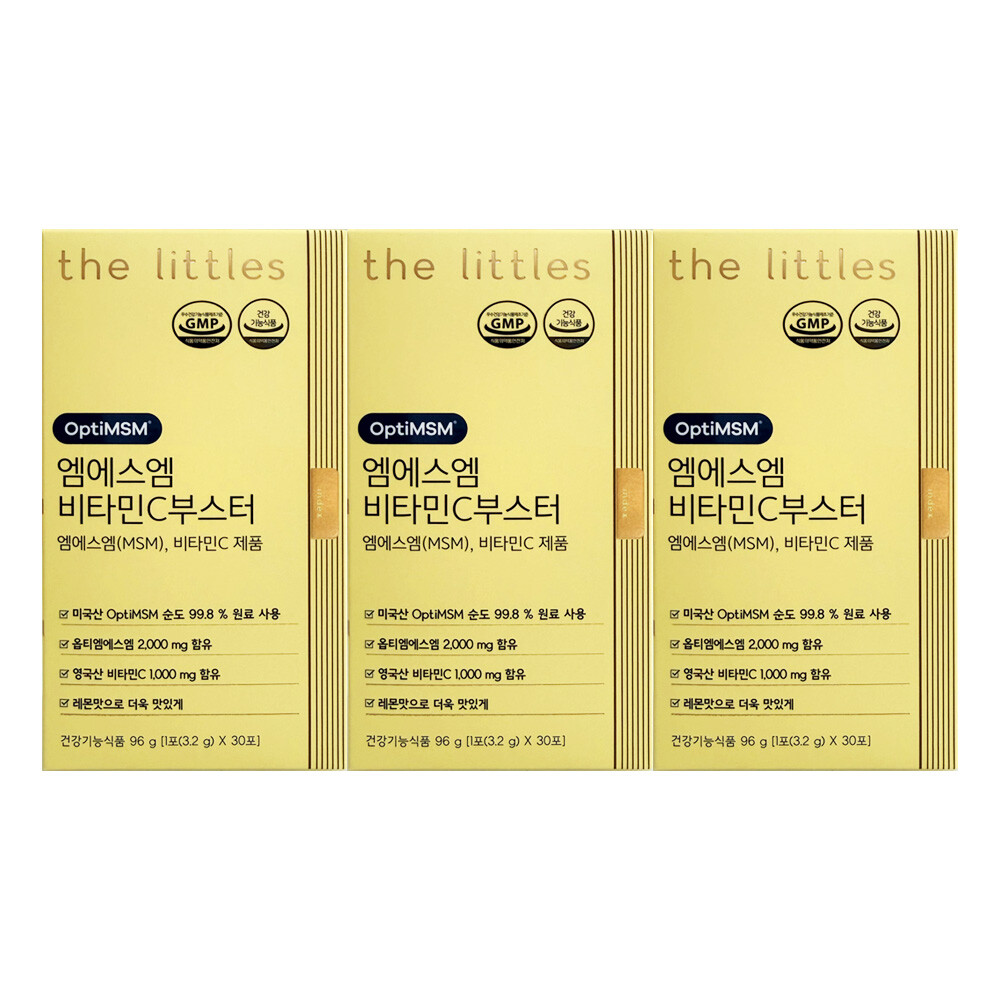 <b>더리틀스</b> <b>더리틀스</b> 엠에스엠 비타민C부스터 3.2g x 30포 3개 / 써클