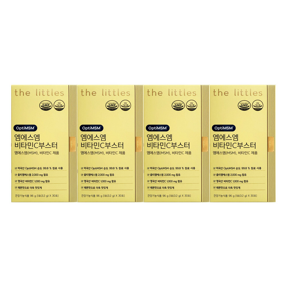 <b>더리틀스</b> <b>더리틀스</b> 엠에스엠 비타민C부스터 3.2g x 30포 4개 / 써클