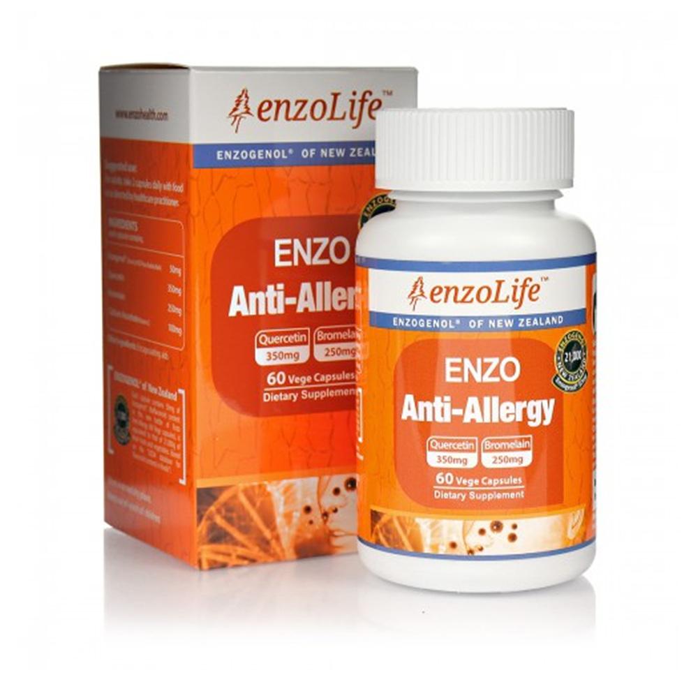 <b>엔조라이프</b> 안티 알러지 60정 6팩 <b>ENZOLIFE</b> ANTI ALLERGY 60 VEGE CAPS