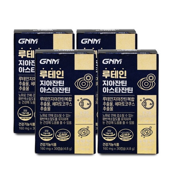 GNM자연의품격 루테인 <b>지아잔틴</b> 아스타잔틴 160mg x 30캡슐 X 4박스 I