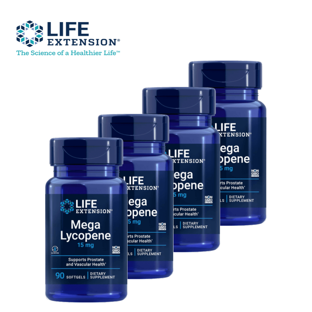 라이프익스텐션 라이프익스텐션 <b>메가 라이코펜 15mg</b> 90정 4병