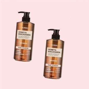 쿤달 허니 앤 마카다 네이처 샴푸 500ml 베이비파우더 x 2개 4471624