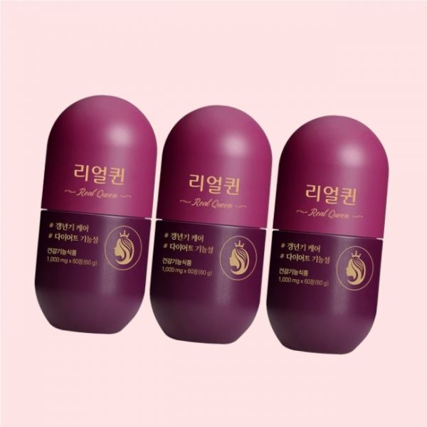 <b>지알앤</b> <b>GRN</b> 여성 여자 우먼스 갱년기 다이어트 리얼퀸 3EA 11종 멀티비타민 함유 4526939