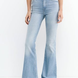 풀앤베어 스트레치 스키니 플레어 연청 데님 팬츠 3660/306 SKY BLUE