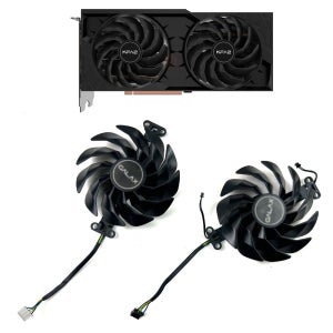 새로운 쿨링 팬 RTX4060 4070 TI GPU 팬 GALAX KFA2 RTX4060 RTX 4070 Super 1-클릭 OC 2X 비디오 카드 팬용