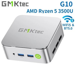GMKtec G10 미니 PC AMD Ryzen 5 3500U (N150/N97보다 우수함) 2.5GbE NIC LAN 데스크탑 미니 컴퓨터 WiFi 5, Type-C, 트리플 4