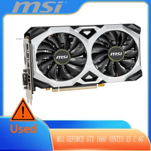 1660 MSI 게이밍 지포스 GTX 1660 128비트 HDMI/DP 6GB GDRR5 HDCP 그래픽 카드
