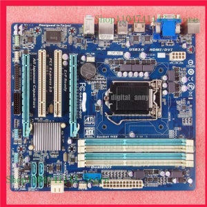 기가바이트 GA-B75M-D3H 마더보드용 인텔 B75 익스프레스 LGA 1155 DDR3 XMSJ