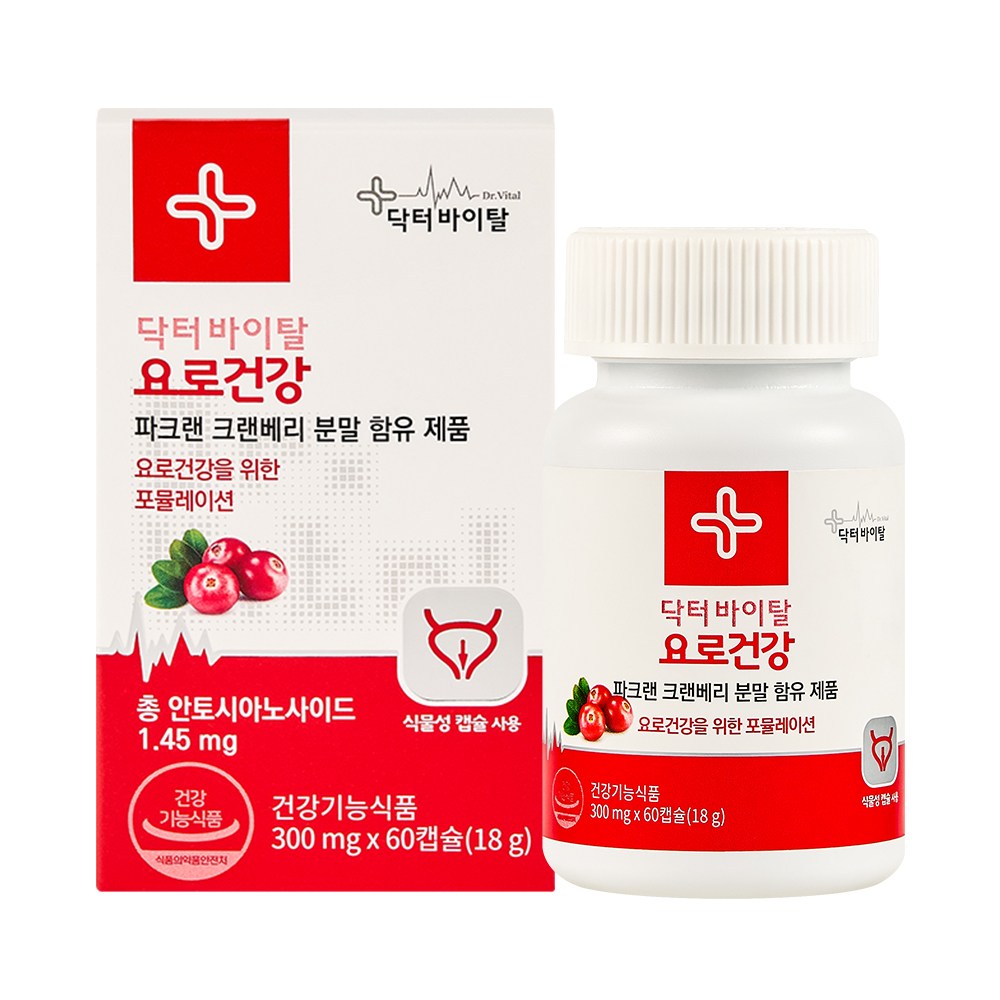 닥터바이탈 요로건강 크랜베리 방광영양제 36g