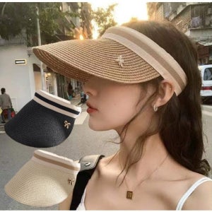나들이모자 농사모자 데일리모자 돌돌이썬캡 밀짚 썬캡