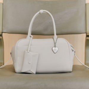 [드메리엘] Elena Boston Bag Small Ivory