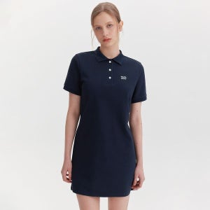 [마리끌레르] 베이직 로고 피케 원피스(MAGBOP06MNY)