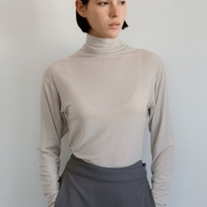 소프트 울텐셀 터틀넥 탑