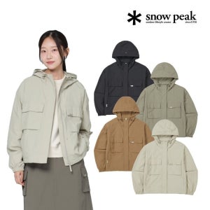 [롯데백화점] 스노우피크 어패럴 [최초가:189,000] 캠플 여성 바람막이 S24FWCWB13 LE1221001148
