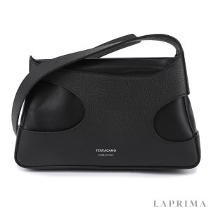 페라가모 컷 아웃 디테일 미니 숄더백 21-4956 NERO 763397