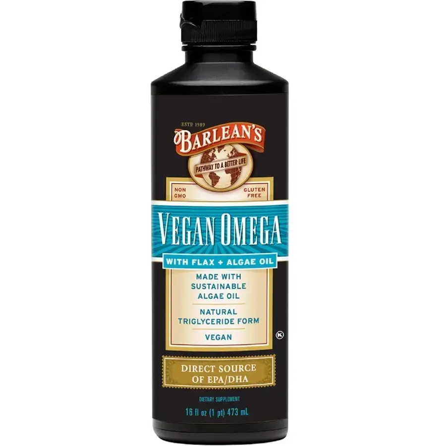 바를린스 VEGAN OMEGA 알개 오일 <b>알파 리놀렌산</b> <b>ALA</b> DHA EPA 473ml